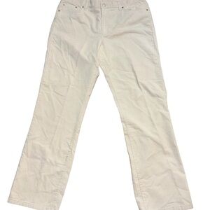 Ralph Lauren Off-White Corduroy Trousers